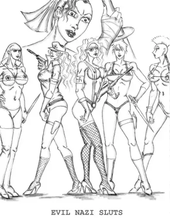 Evil Nazi Sluts by Toitoi (Snuff and Guro warning) manga cover