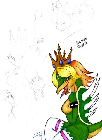 [Ivanks] Empress Peach (Super Mario Brothers) manga cover