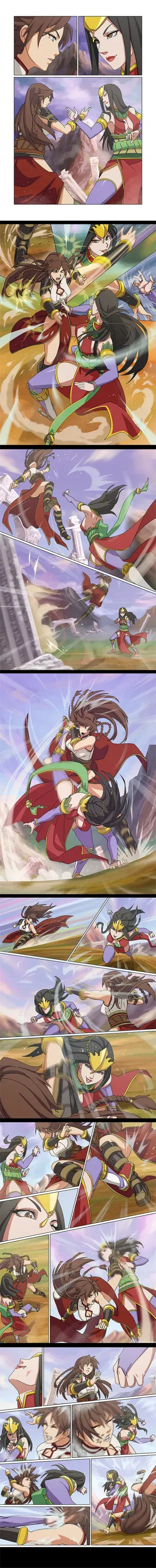 Aya VS Zhu Empress (MAHENBU) manga cover