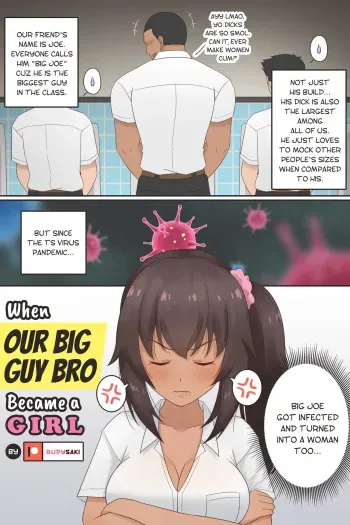 When Our Big Guy Bro Became a Girl manga cover