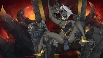 [KinkyMoon] Overlord x Thalya (Overlord x Dungeon 3) (complete) [English] manga cover