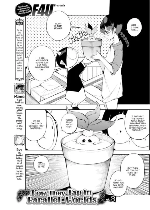 How They Fap in Parallel Worlds Ch.3 manga cover