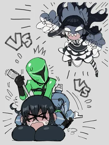 [Tabasuko] Green vs. Chijim-kun & Mureru-chan manga cover