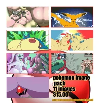 [MIDSUMMERNIGHTSDREAM & Orikomi/HornyOri] Pokemon Image Pack manga cover