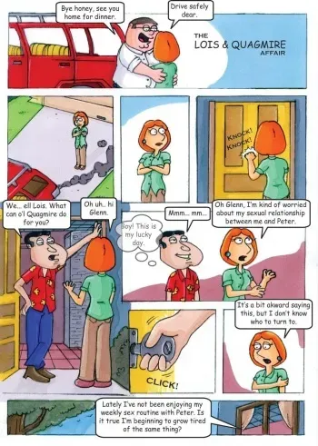 The Lois and Quagmire Affair (Family Guy) manga cover