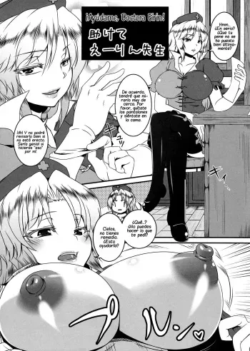 (C81) [Tiramisu Tart (Kazuhiro)] Kaijou Gentei Omakebon Tasukete Eirin-sensei (Touhou Project) [Spanish] [Lateralus-Manga] manga cover