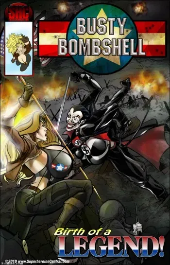 Busty Bombshell - Birth of a Legend manga cover
