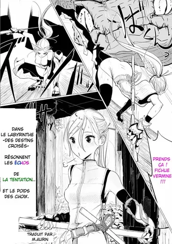 [Dhibi] Koko ga Enmusubi no Meikyuu to Yobareru you ni Natta Wake | Dans le Labyrinthe des Destins Croisés résonnent les Echos de la Tentation (2D Comic Magazine Kairaku Meikyuu Dungeon ni kodama suru Mesu no Kyousei Vol.1) [French] [M.aurin] [Digital] manga cover