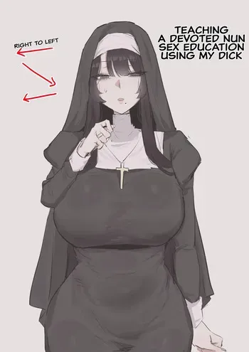 [kkan] Teaching a devoted nun sex education using my dick [Decensored] manga cover