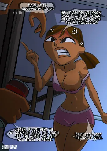 [H1DRAW] Total Drama - Courtney Drinking Competition manga cover