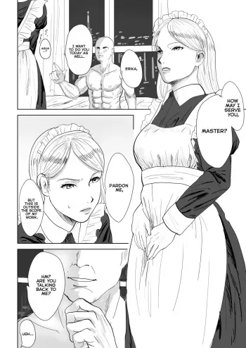 An eromanga about a Maid manga cover
