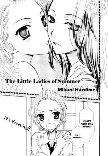 Natsu no Ojousan-tachi | The Little Ladies of Summer manga cover