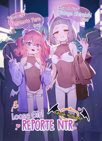 Yuruiko NTR Houkoku Halloween Hen｜Loose Girl ♥Reporte NTR♥ ~Edición Halloween~ manga cover