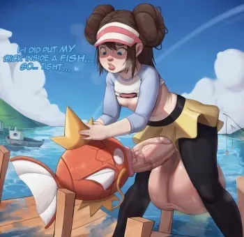 [KevabWTF] Futa Rosa x Magikarp manga cover