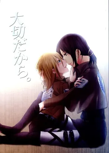 (C84) [Komorebitei (Sora)] Taisetsu Dakara. (Shingeki no Kyojin) manga cover