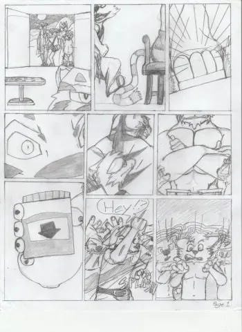 [Rebby the Wolfy] Mercenary Growth Comic manga cover