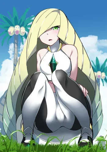Pokemon girls: Lusamine ( Pokemon - Sun and Moon) manga cover