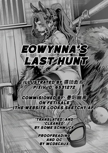 Eowynna's Last Hunt manga cover