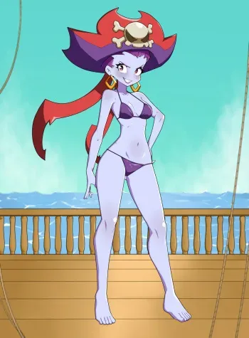 Coppertone-Cruising Claims Risky Boots and Her Pirate Pretties! (Rodjim X AnoneySnufftan) manga cover