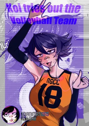 [Ahoykoi] Koi tries out the Volleyball Team (Tales From NGCC) manga cover