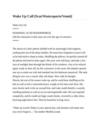 [Donker] Wake Up Call manga cover