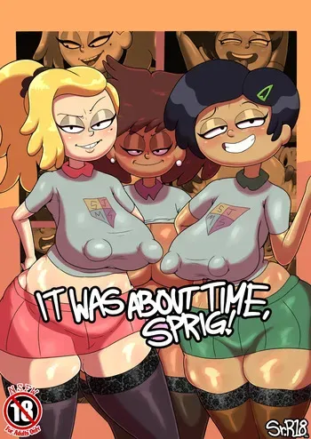 [SrR18] It's About Time, Sprig! (Amphibia) manga cover