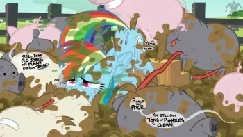 [Blargsnarf] Pig Puns (My Little Pony) manga cover