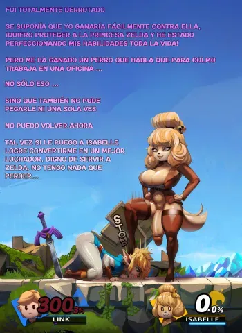 [Picturd] Imagine getting dominated by a low tier character in smash [Spanish] manga cover