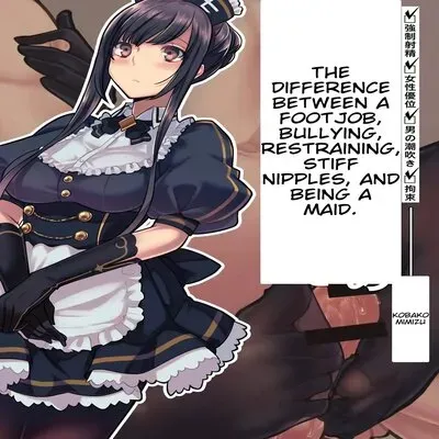Ashikoki Wa Ga Ijime Kousoku Chikubi Korikori O Maid-san Ni Hodokosareru Sabun [Original] manga cover