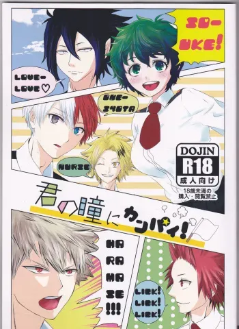 (Douyara Deban no Youda! 10) [Vivid Palette (Mattun)] Kimi no Hitomi ni Kanpai! (Boku no Hero Academia) manga cover