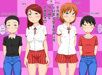 [AIM] Boku-tachi wa Onee-chan ga Daisuki Dakara Sex Shite mo Mondai Nai | 우리들은 누나를 정말 좋아하니까 섹스해도 문제없어 [Korean] manga cover