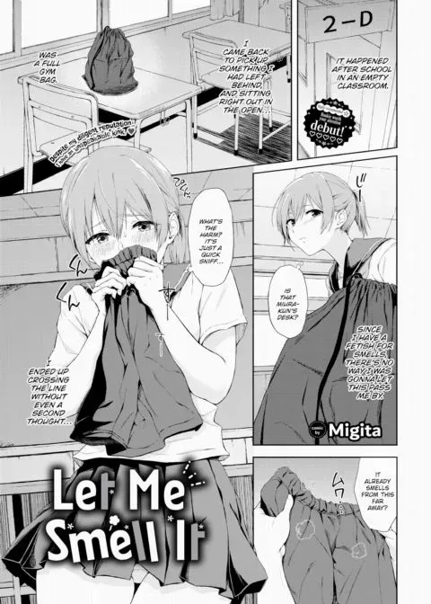 Let Me Smell It manga cover