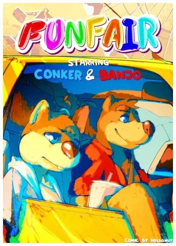 [Hollonut] FUNFAIR, starring Conker & Banjo [in progress] manga cover