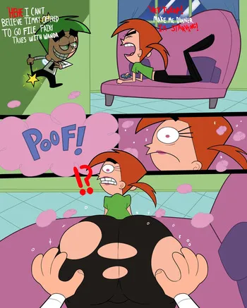 [Scrabble007] Cosmo's Babysitter Urge (The Fairly Oddparents) (Ongoing?) manga cover