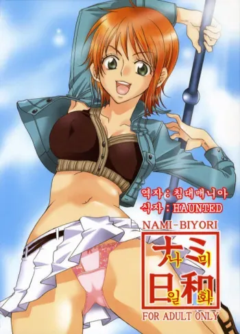 (C70) [Kurione-sha (YU-RI)] Nami-Biyori (One Piece) [Korean] [침대매니아] manga cover