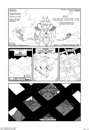 The Black Book of Cerebus manga cover