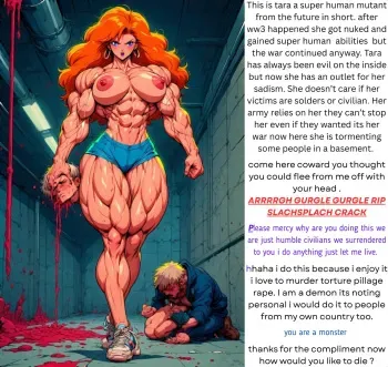tara the radioactive killer muscle goddess of war manga cover