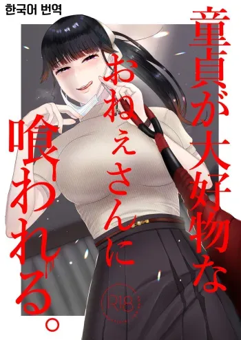 [Okuchi no Okuchi (Watari Kaoru)] Doutei ga Daikoubutsu na Onee-san ni Kuwareru [Korean] manga cover
