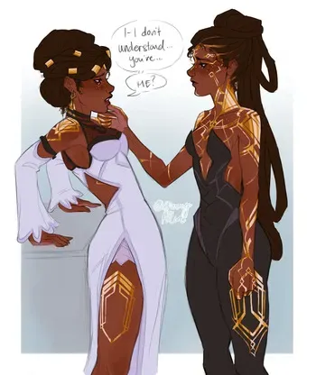 [cherrypiled] S2 Mel meeting S1 Mel (Arcane: League of Legends) manga cover