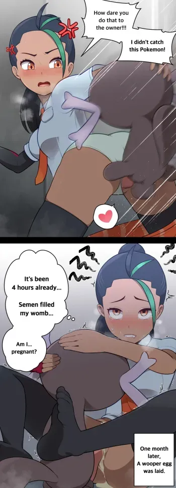 Nemona X Wooper manga cover