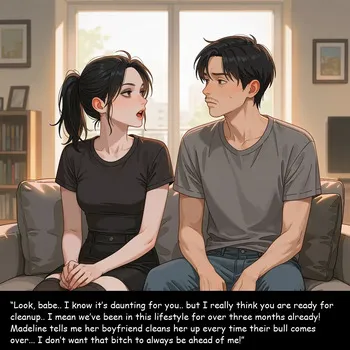 A Friendly Competition part 1 [AI Generated] manga cover