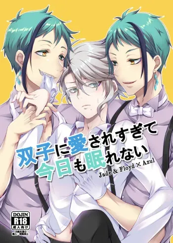 [FX3 (Sakura Yuu)] 双子に愛されすぎて今日も眠れない (Disney: Twisted-Wonderland) [Digital] manga cover