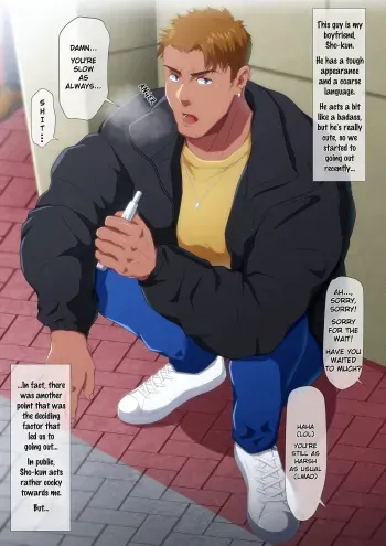 Yancha-kei kareshi no yoru no kao ga… manga cover