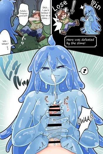 [Dakkoku jirou] A manga about losing to a sperm extracting slime's paizuri manga cover