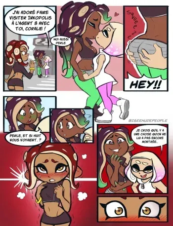 [IseeNudePeople] A Date with 8 (Splatoon) [French] [Melotan]