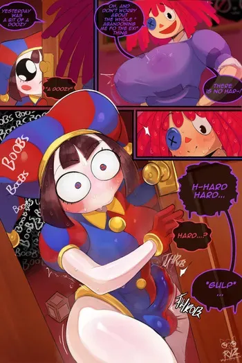 [RyzRyz] Pomni and Ragatha's Anti Abstraction methods (The Amazing Digital Circus) manga cover