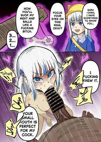 [MIOSHI no Yubi] Hypnozited Gura loves the meat manga cover
