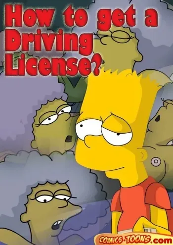 [Comics Toons] How to get a Driving License ? (The Simpsons) manga cover