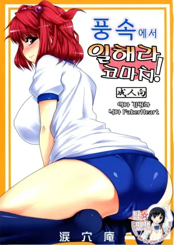 (Reitaisai 6) [Ruiketsuan (Namidame)] Fuuzoku de Hatarake Komachi! (Touhou Project) [Korean] [팀 면갤] manga cover