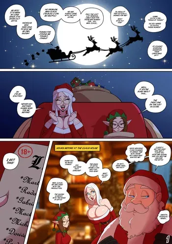 [Parvad] Mrs. Claus in: White Christmas! (Ongoing) manga cover